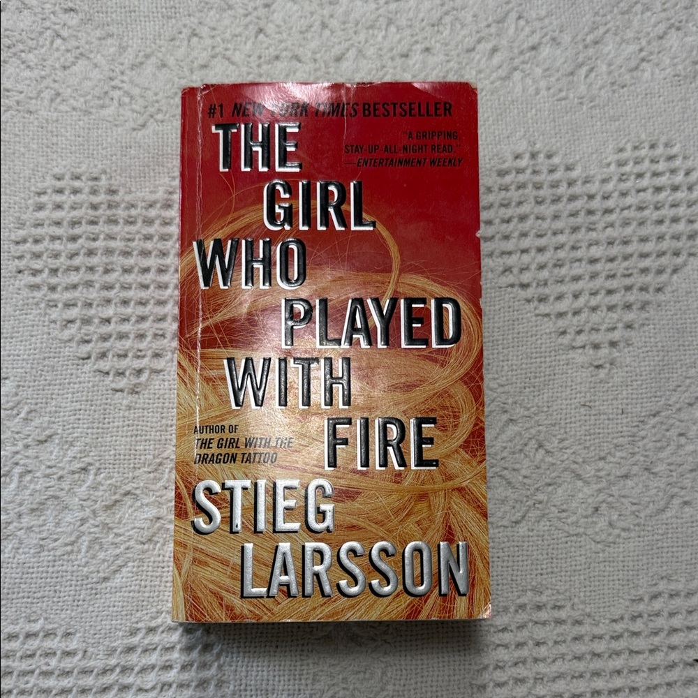 The Girl Who Played with Fire by Stieg Larsson Mini Paperback Book